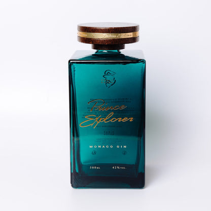 Prince Explorer Monaco Gin — vista frontal con tapa