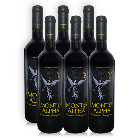 Caja x6 Montes Alpha 30 años cabernet sauvignon 750cc