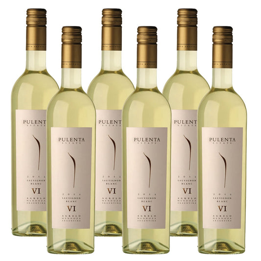 Caja x6 Pulenta Estate Sauvignon Blanc 750cc